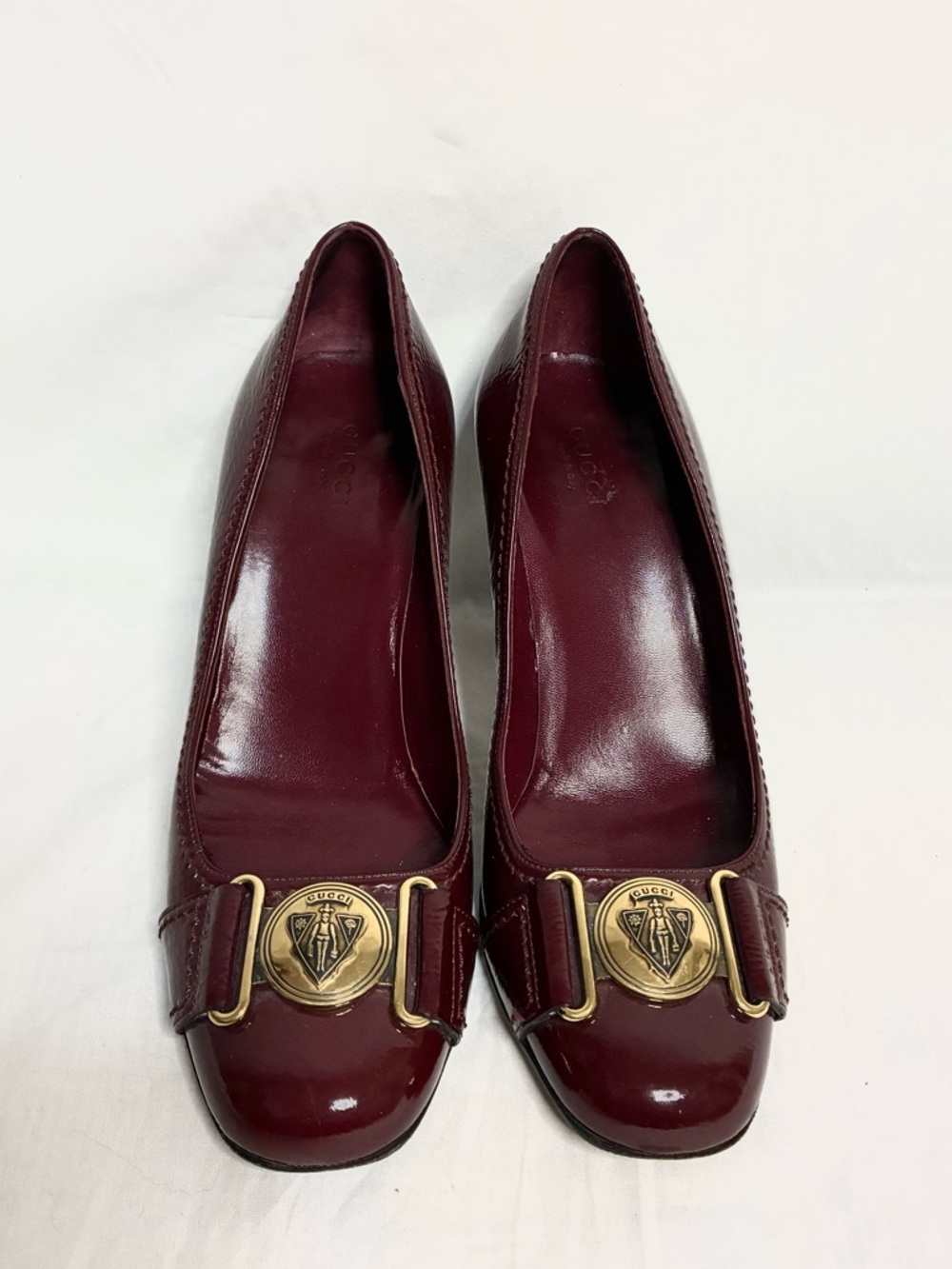 Gucci Hysteria Patent Leather Pumps